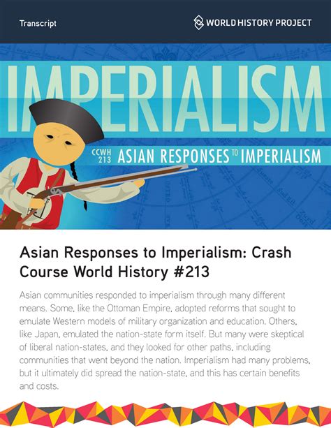 Cc Asian Responses To Imperialism Ccwh 213 Asian Responses To Imperialism Crash Course World