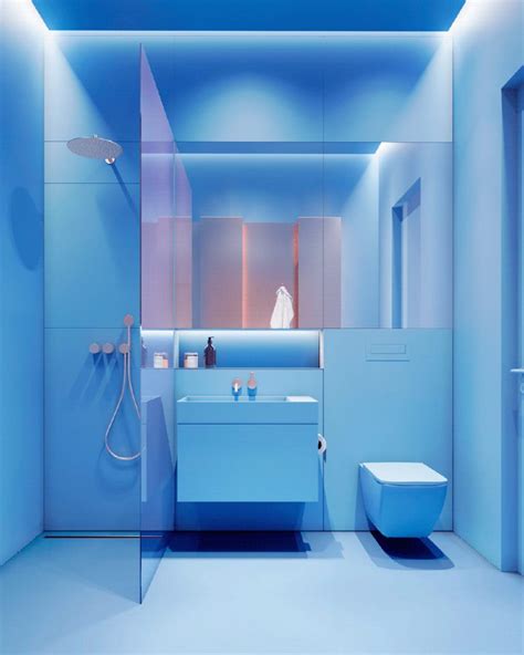 Blue Bathroom Interior Design Ideas