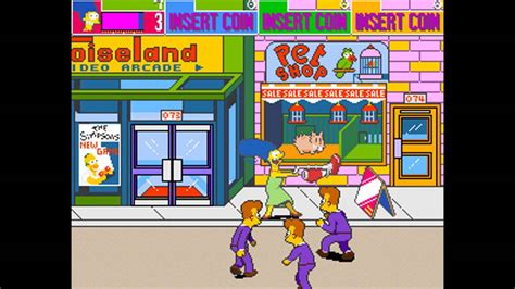 The Simpsons Arcade Ost Downtown Springfield Youtube