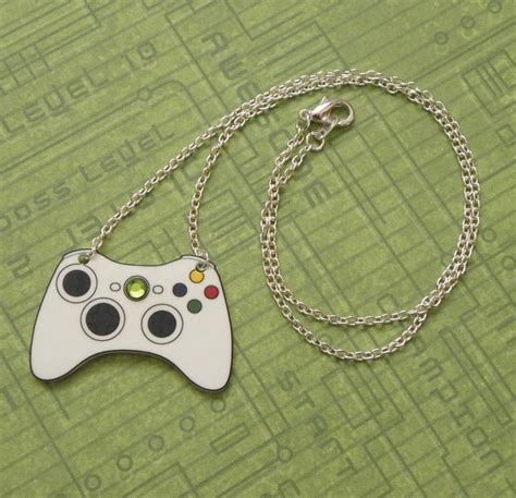 Girl Gamer Xbox 360 Video Games Controller Necklace Xbox360 Etsy