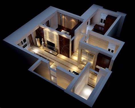 House Interior Design 3d 3d Interior Model House Furnished Models Fully