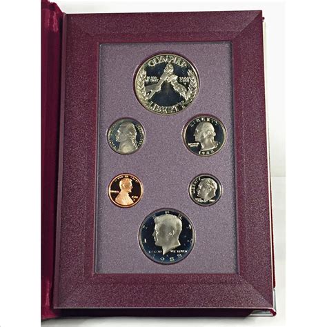 1988 United States Mint Prestige Setproof Silver 1 Commemorates The