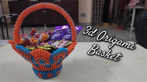 3d Origami Basket Tutorial 3d Origami How To Make 3d Origami Basket
