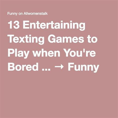 Games To Play On Text When Youre Bored Dfretz