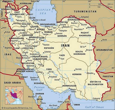 Map Of Iran And Geographical Facts Where Iran Is On The World Map World Atlas