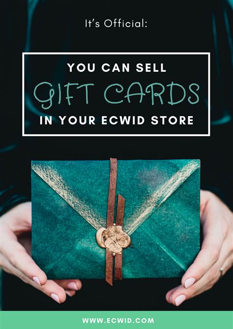 Select a store and start selling your gift card today. It's Official: You Can Sell Gift Cards in Your Ecwid Store | Sell gift cards, Gift card, Cards