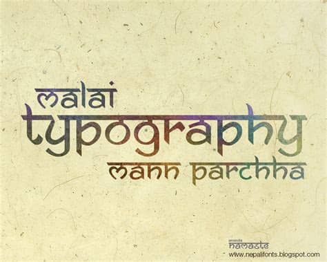 Kruti dev 670, font style: New Nepali Fonts: Ananda Namaste Free Font