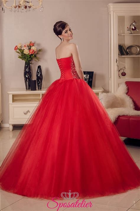 Abito da sposa rosso alessandra rinaudo. abiti da sposa rossi economici online con gonna a palloncinoSposatelier