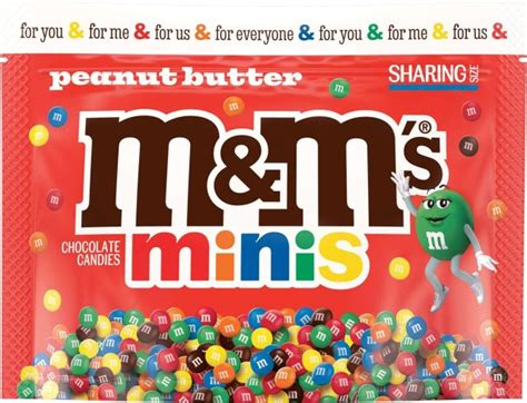 New Mandms Peanut Butter Minis Arrives In Stores
