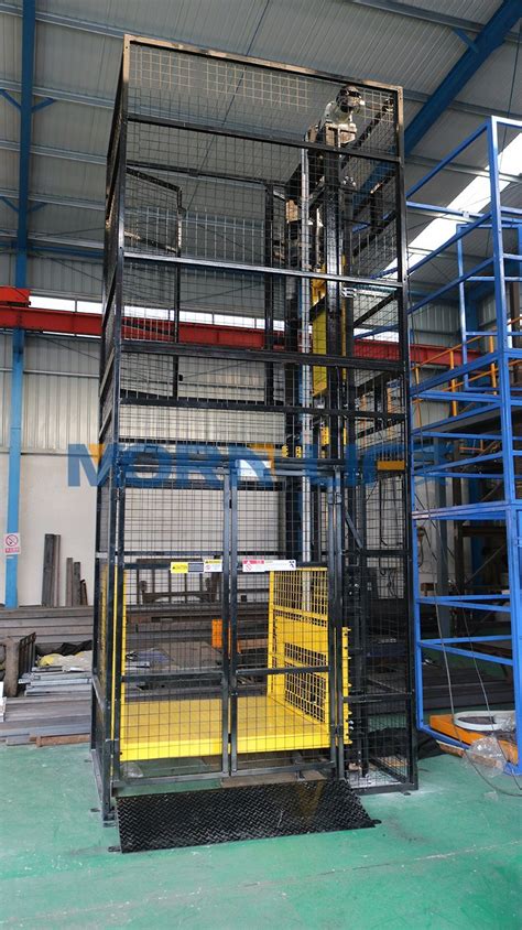 China 500kg Small Mezzanine Floor Hydraulic Goods Lift