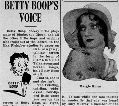 Image Betty Boops Voice Original Margie Hines Before Mae Questelpng
