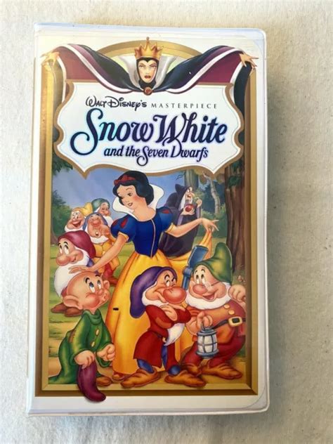 DISNEY MASTERPIECE CLASSIC VHS Cassette Tape Snow White Seven Dwarfs