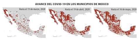 Avanzó el Covid en México asociado con aeropuertos internacionales vías de transporte y