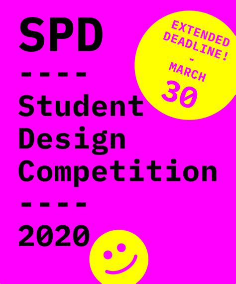 The 2020 Spd U Student Design Competition Is Now Open — The Society Of