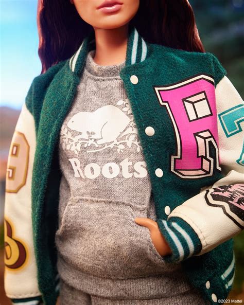 roots collaborates with barbie for 50th anniversary