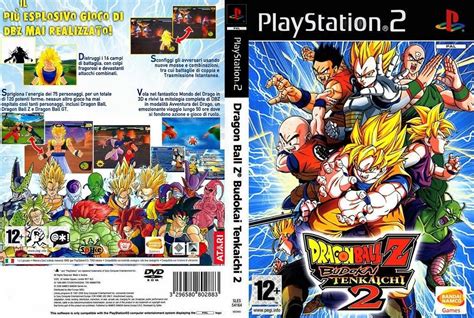 Budokai is here on the playstation 2 (ps2) and it's gonna let you pick your fave warriors from the dragon ball z tv show and fight it out. DragonBall Z - Budokai Tenkaichi 2 (Europe, Australia) (En,Ja,Fr,De,Es,It) ISO