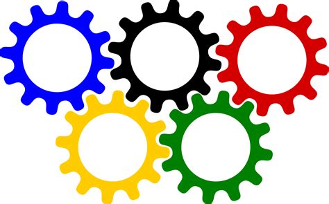 Collection Of Colorful Gears Png Pluspng Images And Photos Finder