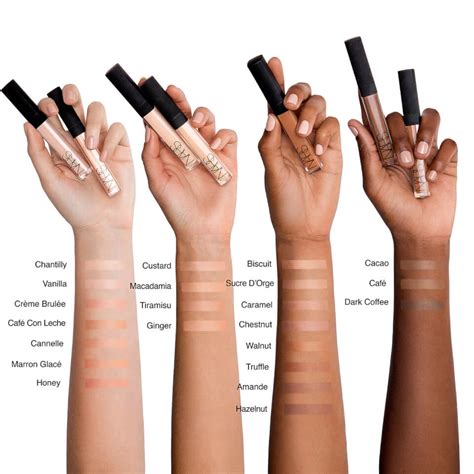 nars cosmetics radiant creamy concealer various shades