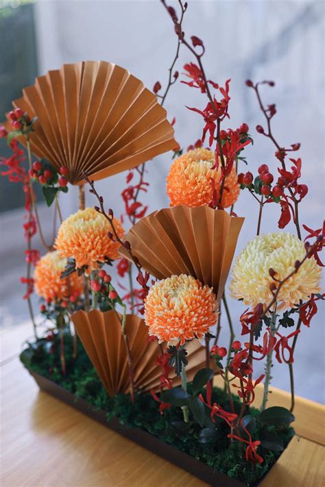 Chinese Style Flowers Arrangement Chinese New Year Flower Chinese