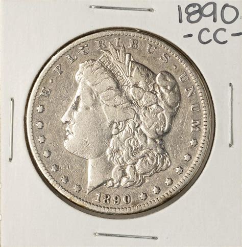 1890 Cc 1 Morgan Silver Dollar Coin