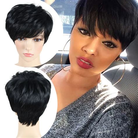 Pixie Cut Wigs For Black Women 2021 Style Rambut Terkini