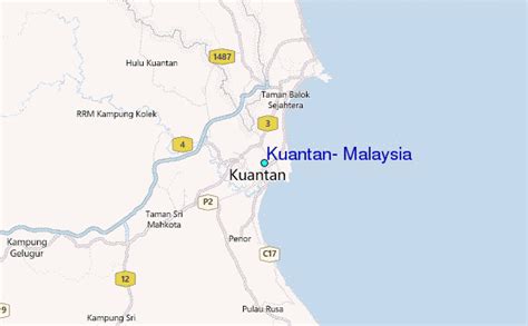 Kuantan Malaysia Tide Station Location Guide