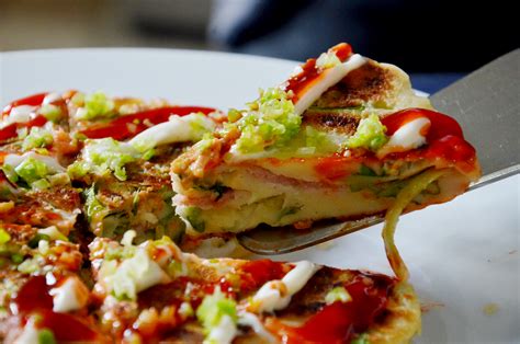 Easy and popular japanese recipes anyone can make at home! Okonomiyaki (Japanese Pizza) Recipe — Dishmaps