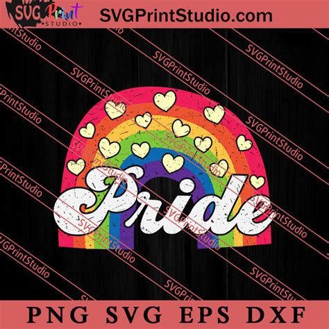 Pride Rainbow Svg Lgbt Pride Svg Be Kind Svg