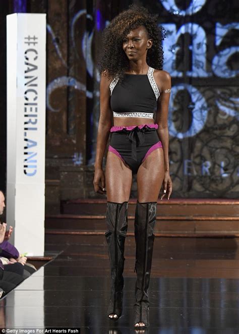 breast cancer survivors walk the runway at nyfw daily mail online