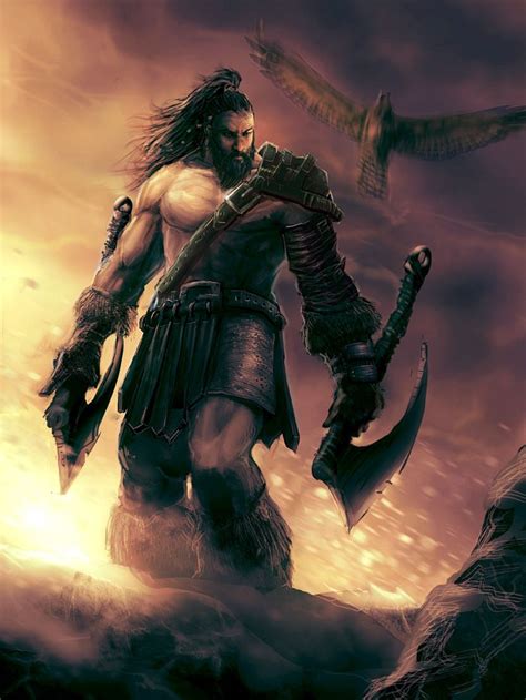 Barbarian Wanderer By Mattforsyth On Deviantart Barbarian Fantasy