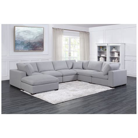 Clark says he likes furniture from costco because he knows he's always getting a great deal. Thomasville Fabric Modular Sectional 8pc | Costco Australia