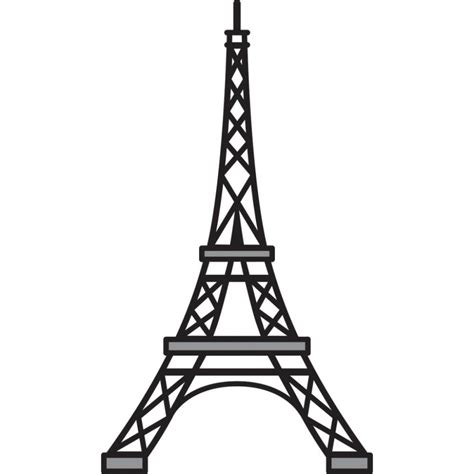 Eiffel Tower Easy Drawing Free Download On Clipartmag