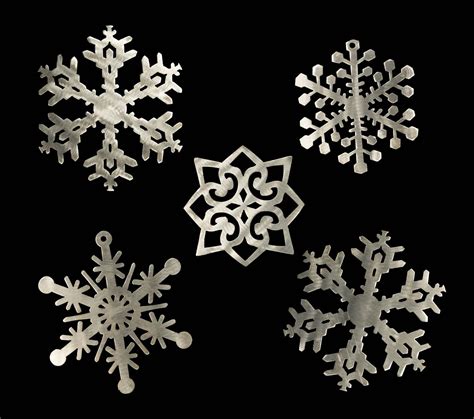 Steel Snowflake Set
