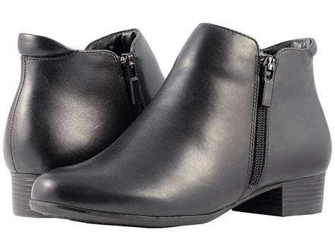 Trotters Major Black Smooth Leather Womens Boots Keep Your Look