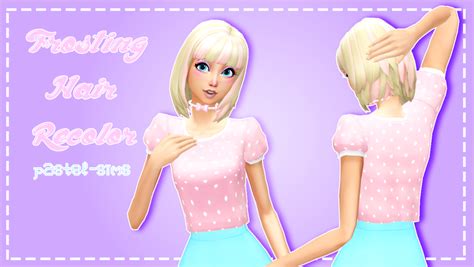 Pastel Sims ♡ Frosting Hair Recolor ♥