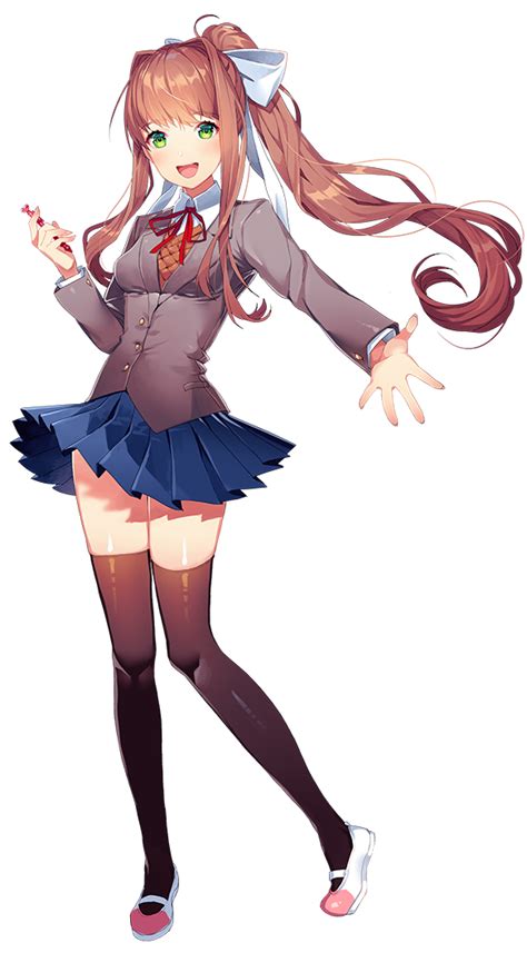 Monika Doki Doki Literature Club Wikia Liber Proeliis Fandom