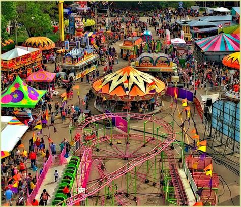 Maybe you would like to learn more about one of these? IA State Fair Midway, viewed from ferris wheel | Des moines, Hometown, Ferris wheel