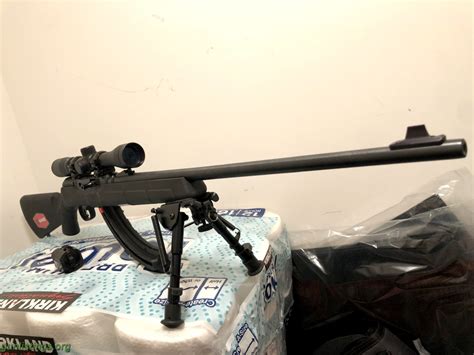 Rifles Savage A22 22lr W Scope Bipod And Extended Mag