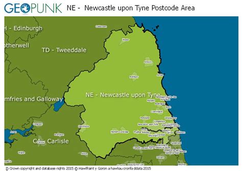 Newcastle Tyneside Clean Air Zone Map With Ne Postcod