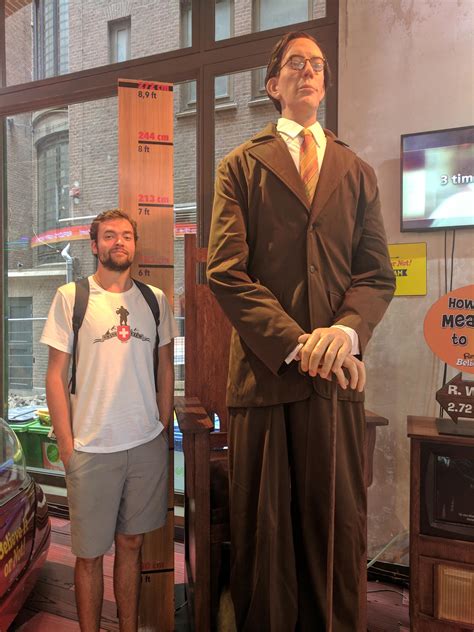 Got My Pic With The Tallest Man Ever Robert Wadlow Rtall