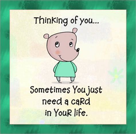 When you appreciate someone, there are many different ways to say 'thank you'. Free Thinking of You Ecards * Thinking of You Cards * Thinking of You Card * Thinking of You ...