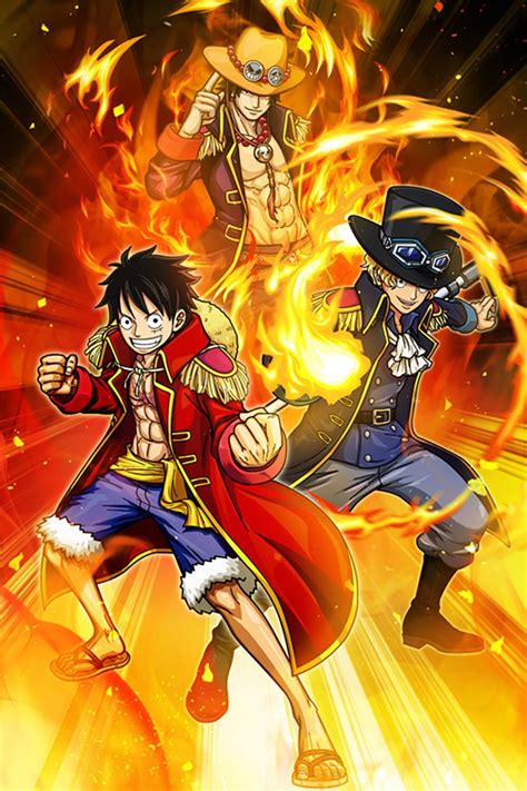 Gambar Luffy Ace Sabo - wallpaper