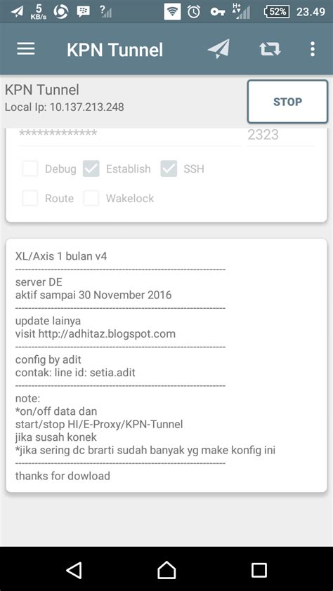 Config axis xl onok kpn tunnel aktif. ADhit.com
