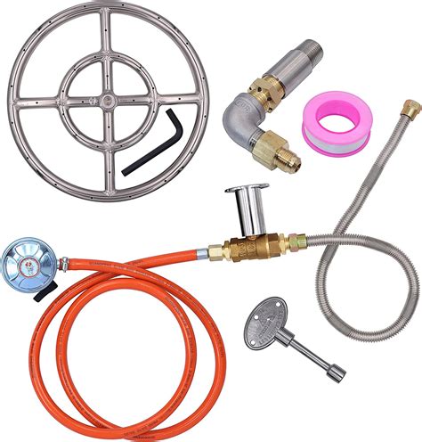 Buy 27mm 37mbar Clip On Propane Flow Regulator With 15 Meter Hose And