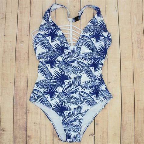 sexy women one piece swimsuit 2017 brazilian bathing suit bandages halter push up printed