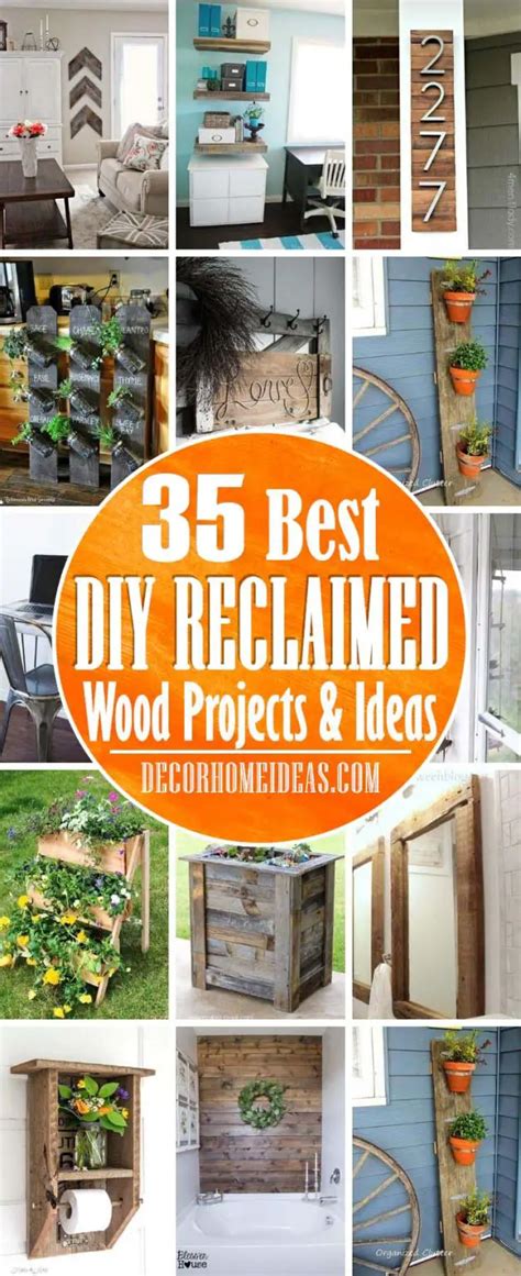 35 Easy Diy Reclaimed Wood Projects You Can Do Today