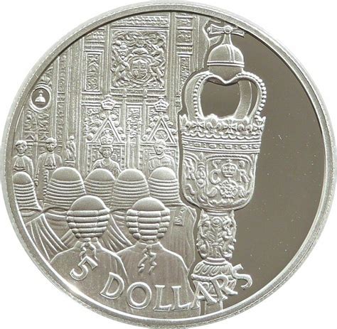 2002 Solomon Islands Golden Jubilee 5 Silver Gold Proof Coin