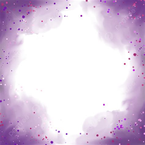 Purple Glitter Border Sparkling Light Effect Purple Glitter Glitter