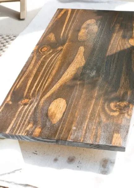 How To Stain Unfinished Wood Cut The Wood