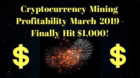 Getting started with cryptocurrency mining. Cryptocurrency Mining Profitability March 2019 - Finally ...